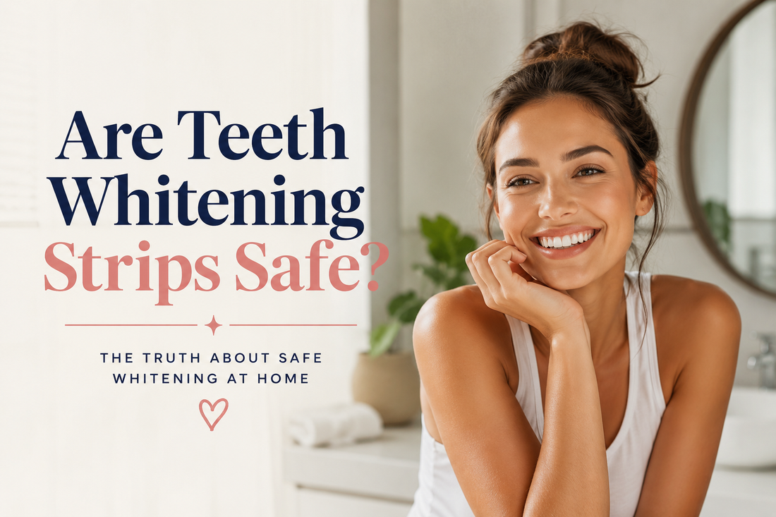 Are teeth whitening strips safe? The truth about safe whitening at home.