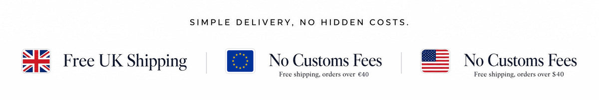 Pure Glow Teeth Whitening delivery: free UK shipping, no customs fees for EU and US orders